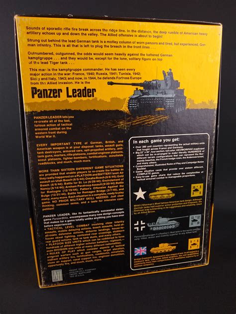 Panzer Leader Game Of Tactical Warfare On The Western Front