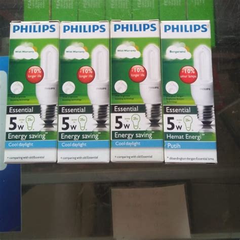 Jual Lampu Philips Essential 5 Watt Shopee Indonesia