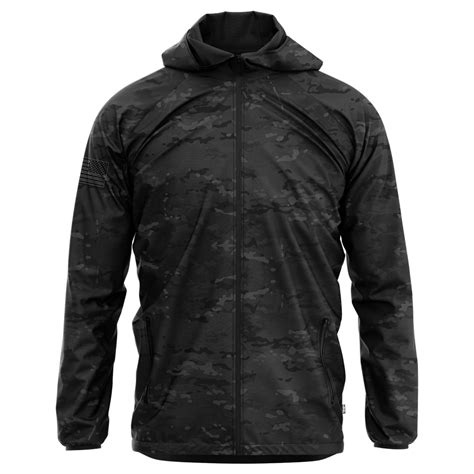 Black Camo Rain Jacket - The Armory