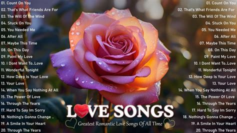 Beautiful Love Songs Of The 70s 80s And 90s Love Songs Of All Time Playlist Youtube