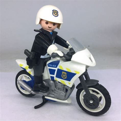 Playmobil Motard De Police