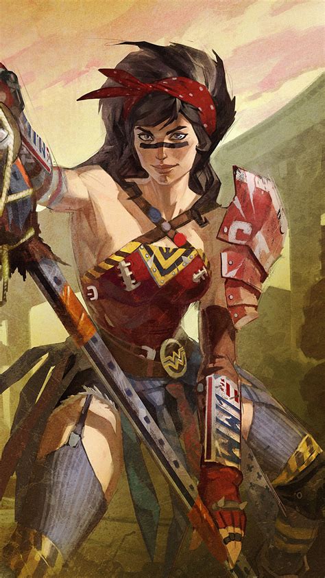 1080x1920 Wonder Woman Superheroes Artwork Artist Artwork Digital