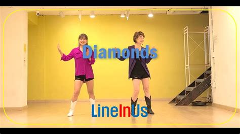 Diamonds Line Dance Dance Count Lineinus YouTube