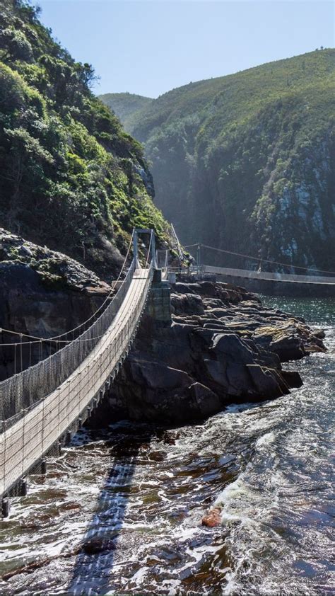 Suspension Bridge Over Storms River Mouth Tsitsikamma National Park