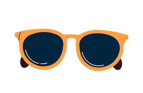 Icono De Gafas De Sol Oscuras Vector Premium