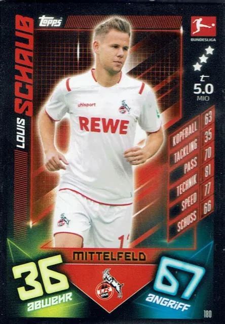 MATCH ATTAX 19 20 Bundesliga 2019 2020 Mappa Base Mappa No 180 Louis