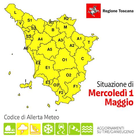 Allerta Meteo In Toscana Per Il Maggio Codice Giallo Su Tutta La