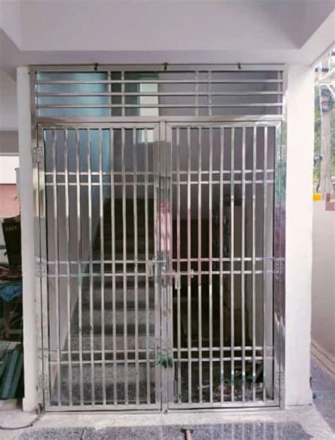 Modern Stainless Steel Main Gate For Home 10x6 Feet At Rs 1200 Sq Ft