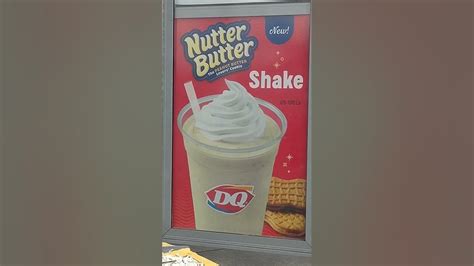 Nutter Butter Shake At Dq Youtube