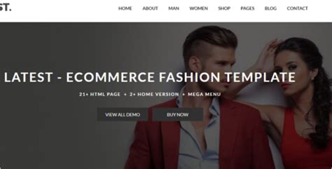 20+ Best Fashion Ecommerce Website Templates Free Themes