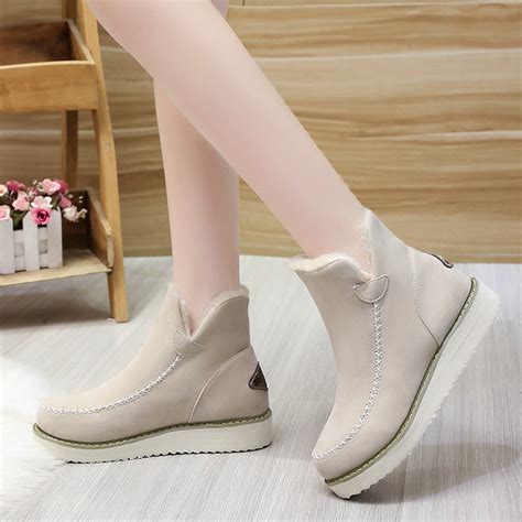 Vkekieo Ankle Boots For Women Low Heel Flat Toe Flat Heel Platform