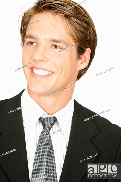 Smiling Man Wearing Suit And Tie Stock Photo Picture And Rights