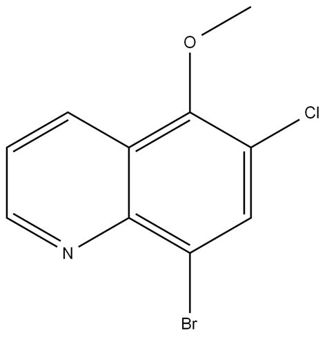 Quinoline 8 Bromo 6 Chloro 5 Methoxy CAS 1236162 20 1 Chemsrc