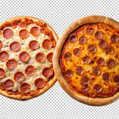 Pizza De Peperoni En Un Fondo Transparente Archivo PSD Premium