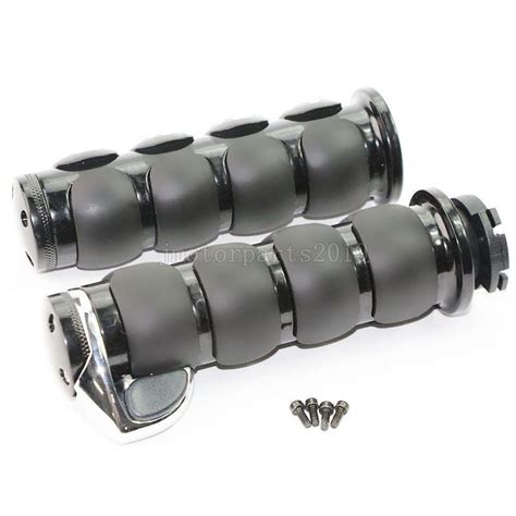 1 Handle Bar Hand Grips For Kawasaki Vulcan Vn 1700 1600 1500 2000 900 800 Ebay