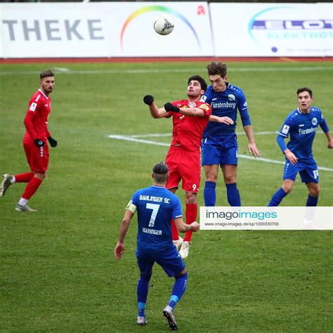 Ahmet Sagat Koblenz Im Zweikampf Mit Ylber Lokaj Bahlingen Tus Rot