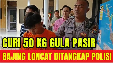 Bajing Loncat Beraksi Cur Kg Gula Pasir Dalam Truk Di Jalan