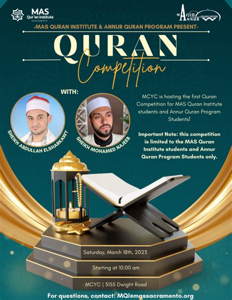 Quran Competition - MAS Sacramento