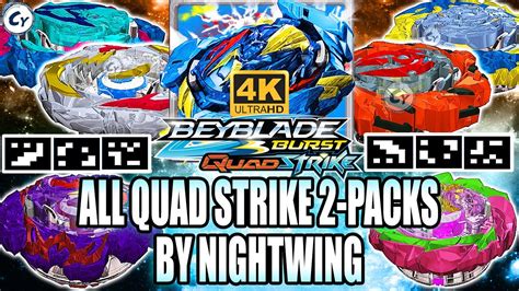 All Wave 1 Quad Strike 2 Pack Qr Codes By Nightwing Beyblade Burst Quad Strike Qr Codes Otosection