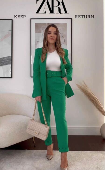 11 Outfits Con Blazer Verde Mujer Saludable 10 Todo Para La Mujer