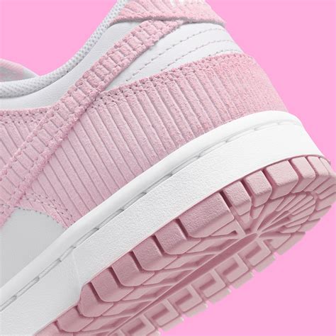 Nike Dunk Low Pink Corduroy Fn Sneakernews