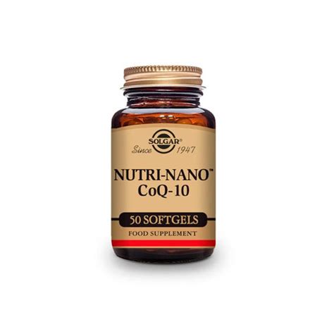 Nutri Nano Coq 10 De Solgar Al Mejor Precio