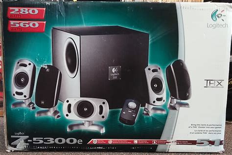 Logitech Z 5300e 5 1 Surround Sound Speakers New Open Box Reverb