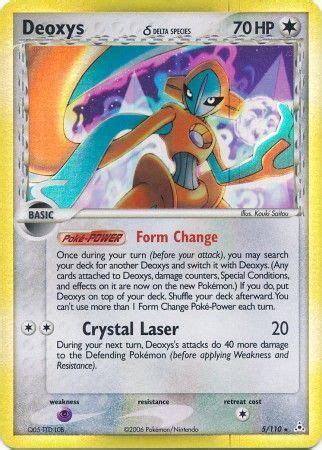 Deoxys Normal Delta Species Holo Rare Ex Holon Phantoms