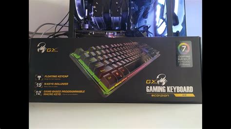 Genius Gx Gaming Scorpion K Unboxing Rgb Modes Youtube