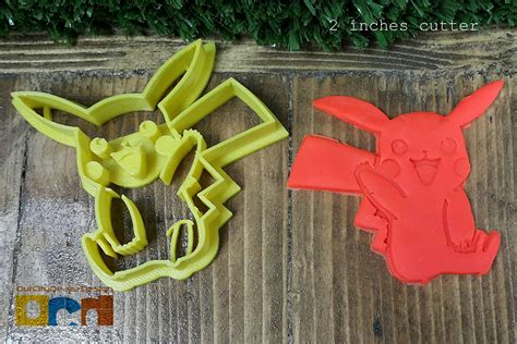 Pokemon Hi Pikachu Cookie Cutter 3D Model 3D Printable CGTrader