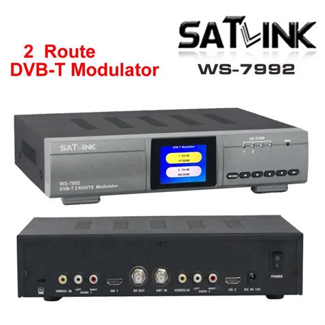 Original Satlink Ws Route Input Modulator Hd Channel Dvb T