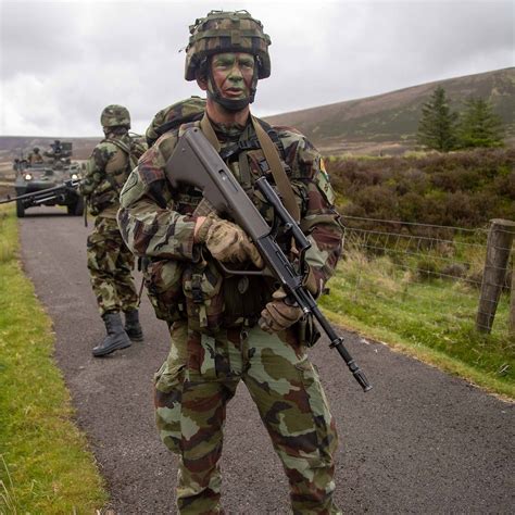 Irish Army 2 Cavalry Squadron Reserve Irish Army Soldier Flickr