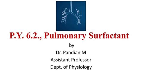 pulmonary surfactant  mbbs pptx