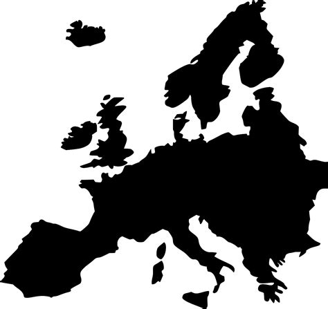 svg countries map europe  svg image icon svg silh