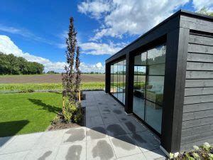 Glazen Schuifwand Roedeverdeling Zwartgroen Nl Meer Tuin Minder