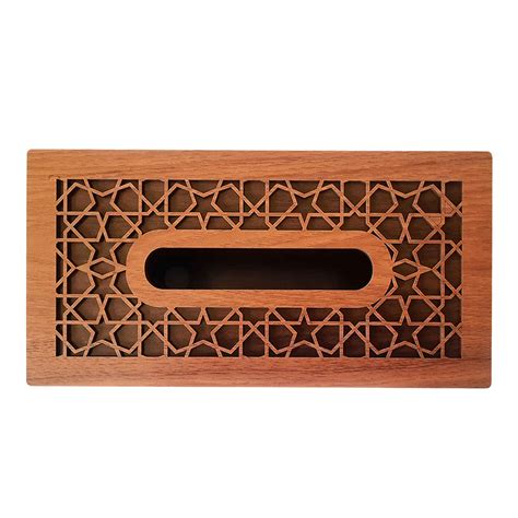 Rustic Wooden Tissue Box Cover Traditional Design Shopipersia