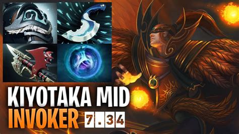 Kiyotaka Mid Invoker Dota 2 Pro Immortal Invoker Gameplay 7 34 YouTube