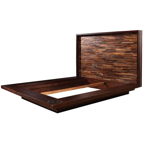 Devon Reclaimed Wood Queen Platform Bed Frame | Zin Home