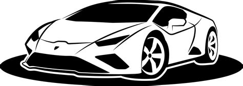 Lamborghini silver and gold Royalty Free Vector Image