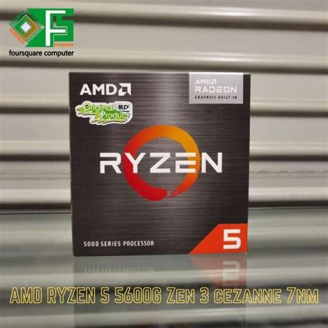 Jual Processor Amd Ryzen G Box Cezanne Nm With Radeon Vega