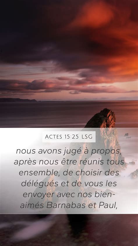 Actes 15 25 LSG Mobile Phone Wallpaper nous avons jugé à propos