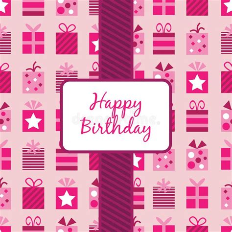 Pink Birthday Cupcake Stock Vector Illustration Of Snack 17947214