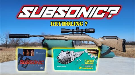 Ruger American Ranch Gen Ii Subsonic Testing Youtube