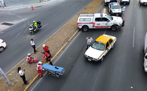 Taxista Atropella A Mujer Debajo De Puente Peatonal En San Pedro