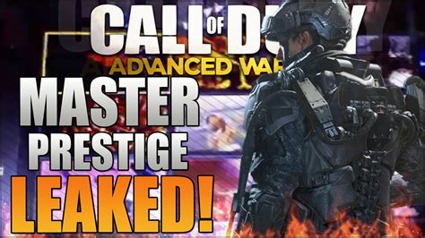 Call Of Duty Advanced Warfare Master Prestige Icon Leaked Cod Aw