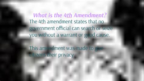 The 4th Amendment By Erin Tan On Prezi