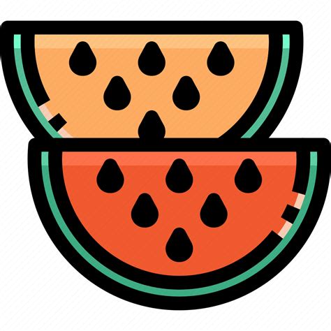 Food Fruit Melon Watermelon Icon Download On Iconfinder