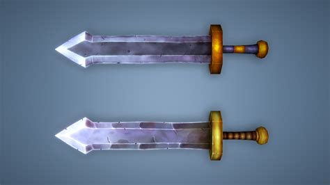 Low Poly Fantasy Swords OpenGameArt Org