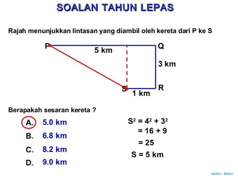 2jarak Dan Sesaran