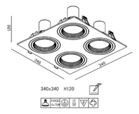 Lámpara led Bella Spot color plateado MercadoLibre